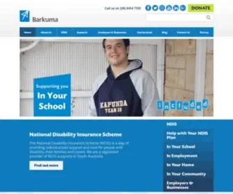Barkuma.com.au(NDIS and DES Support Provider for People with Disability) Screenshot