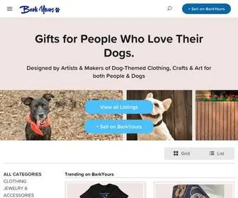 Barkyours.com(HandCrafted Dog) Screenshot