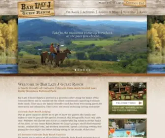 Barlazyj.com(Premier Colorado Dude Ranch) Screenshot