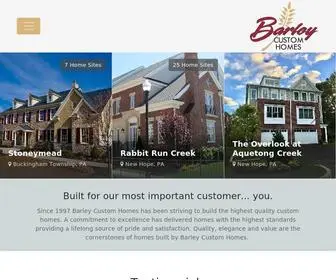 Barleyhomes.com(Barley Custom Homes) Screenshot