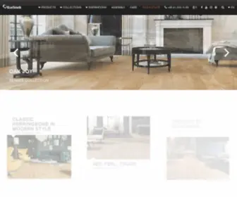 Barlinek.co.uk(Engineered wood flooring and skirting boards) Screenshot