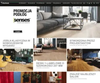 Barlinek.com.pl(Podłogi drewniane) Screenshot
