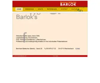 Barlok.ch(Webdesign und Grafik von Barlok) Screenshot