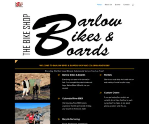 Barlowbikes.com(Barlow Bike and Boards) Screenshot