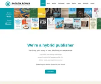 Barlowbooks.com(Fine books for enterprising authors) Screenshot