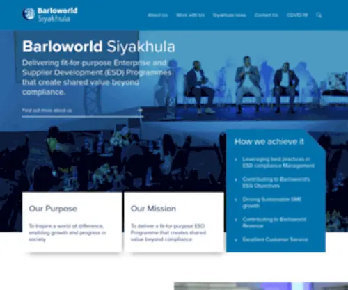 Barloworldsiyakhula.com(Building Businesses) Screenshot