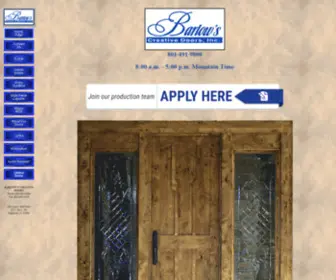 Barlowsdoors.com(Barlow's Creative Doors) Screenshot