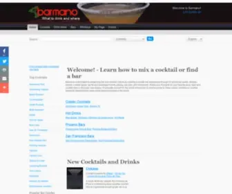 Barmano.com(What to drink and where) Screenshot