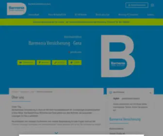 Barmenia-Gera.de(Barmenia Versicherung Gera) Screenshot