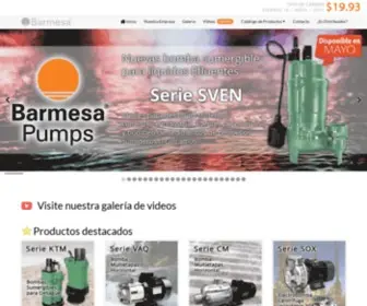 Barmesa.com.mx(Equipos de Bombeo BARMESA) Screenshot