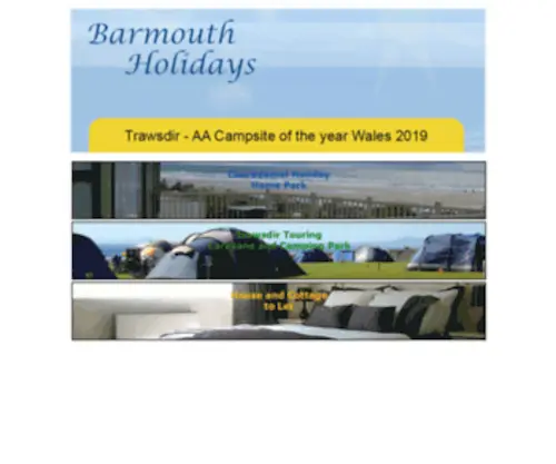 Barmouthholidays.co.uk(Barmouth Holidays) Screenshot