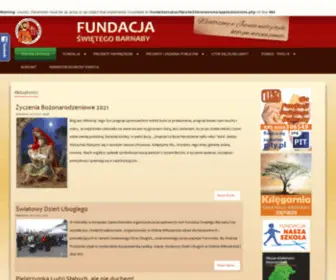 Barnaba.org.pl(Fundacja Świętego Barnaby) Screenshot