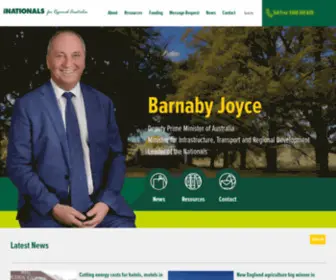 Barnabyjoyce.com.au(Barnaby Joyce) Screenshot