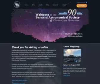 Barnardastronomy.org(Barnard Astronomical Society) Screenshot