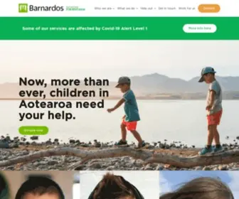 Barnardos.org.nz(Barnardos) Screenshot