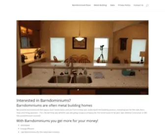 Barndominiumdesigns.com(Barndominium Designs) Screenshot