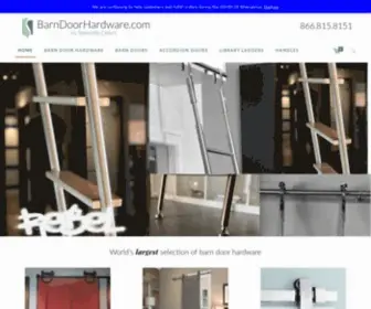 Barndoorhardware.com(Buy Online from the Original Hardware Company) Screenshot