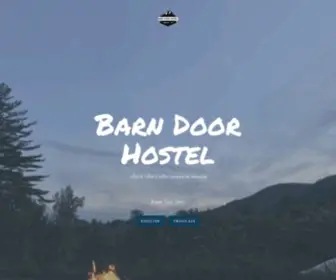 Barndoorhostel.com(Barn Door Hostel and Campground) Screenshot