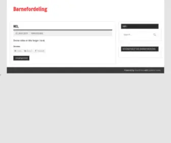 Barnefordeling.net(Barnefordeling) Screenshot