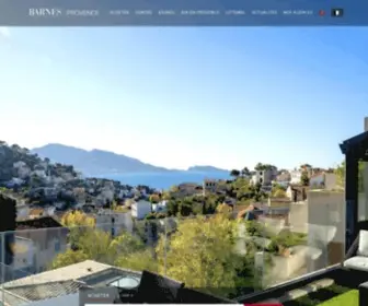 Barnes-Aixenprovence-Littoral.com(Agence Immobilière de prestige Aix en Provence) Screenshot