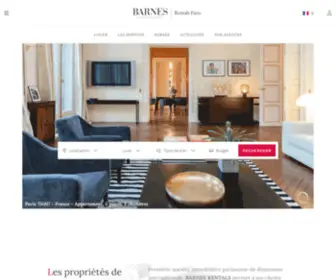 Barnes-Location.com(Immobiliers France) Screenshot