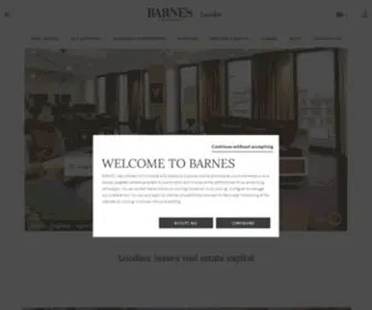Barnes-London.com(Agence Immobilière de prestige London) Screenshot