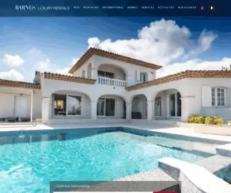 Barnes-Luxuryrentals.com(Location vacances de luxe) Screenshot