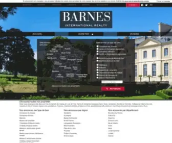 Barnes-Proprietes-Chateaux.com(Immobilier propriétés et châteaux) Screenshot