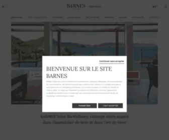 Barnes-Stbarth.com(Villas de prestige avec piscine à vendre et à louer à Saint Barth) Screenshot