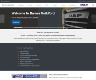 Barnesdaf.co.uk(Barnes Guildford) Screenshot