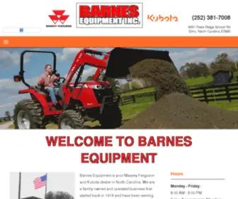 Barnesequip.com(Barnes equipment) Screenshot