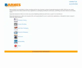 Barnesplastics.co.nz(Barnes source for building) Screenshot