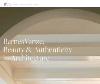 Barnesvanze.com(BarnesVanze Architects) Screenshot