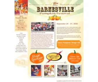 Barnesvillepumpkinfestival.com(The Barnesville Pumpkin Festival) Screenshot