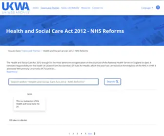 Barnet.nhs.uk(Health and Social Care ActNHS Reforms) Screenshot