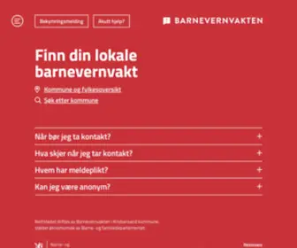 Barnevernvakt.no(Barnevernvakten) Screenshot