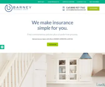 Barneyinsurancegroup.com(Barney Insurance Group) Screenshot