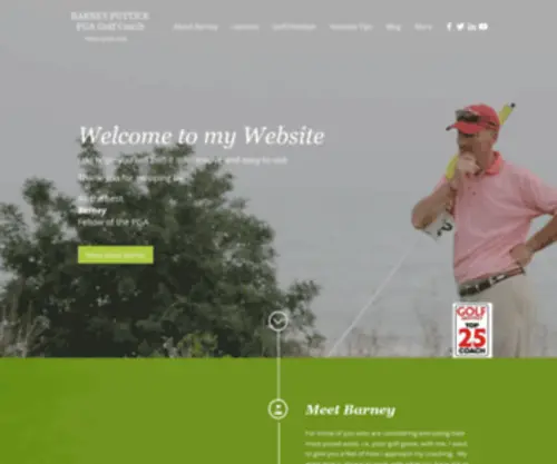 Barneyputtick.com(Barney Puttick Golf Coach) Screenshot