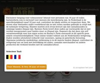 Barneysfarm.be(Cannabis Zaden & Wietzaadjes) Screenshot