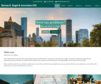 Barneytax.com(Siegel & Associates LTD) Screenshot