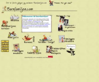 Barnfamiljen.com(Barnfamilj) Screenshot