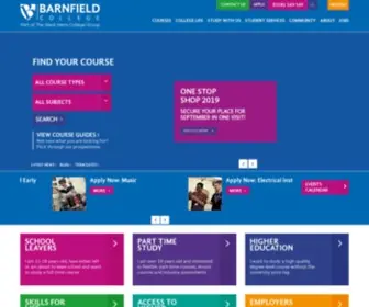 Barnfield.ac.uk(Barnfield College) Screenshot