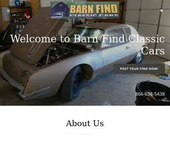 Barnfindclassiccars.co(Barn Find Classic Cars) Screenshot