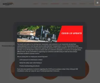 Barnhart-Trans.com(Barnhart Transportation) Screenshot