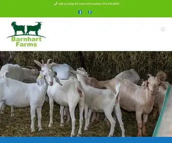 Barnhartgoats.com(Barnhart Farms) Screenshot