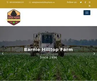 Barniehilltopfarm.ca(Forsale Lander) Screenshot