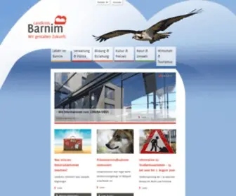 Barnim.de(Landkreis Barnim) Screenshot