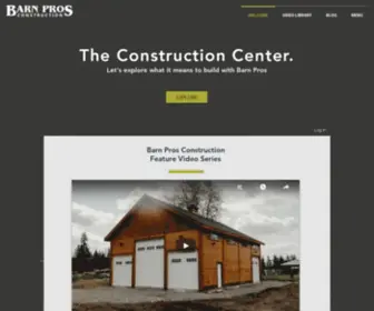 Barnprosconstruction.com(The extra mile) Screenshot