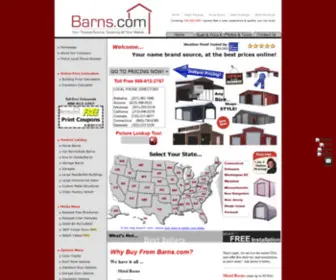 Barns.com(Shop for Barns) Screenshot