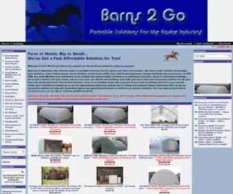 Barns2GO.com(Portable barns) Screenshot